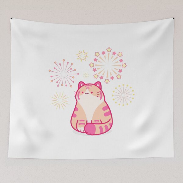 Item preview, Cute Tiger Cat Celebration for Lunar New Year designed and sold by EverythingACat.