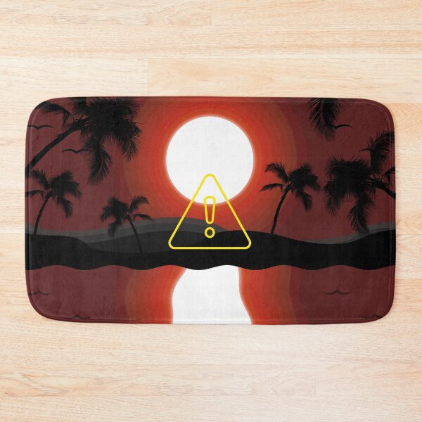 Item preview, Retro Sunset Warning Error Symbol designed and sold by Malwears.