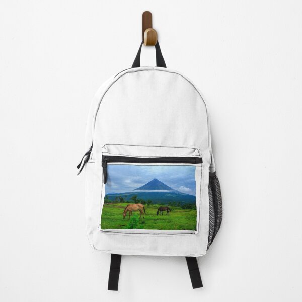 Item preview, Mayon Volcano with a horse pasture designed and sold by Pabalonshop.
