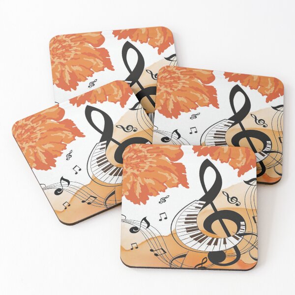 Item preview, Piano Passion Floral designed and sold by SweetPea49.