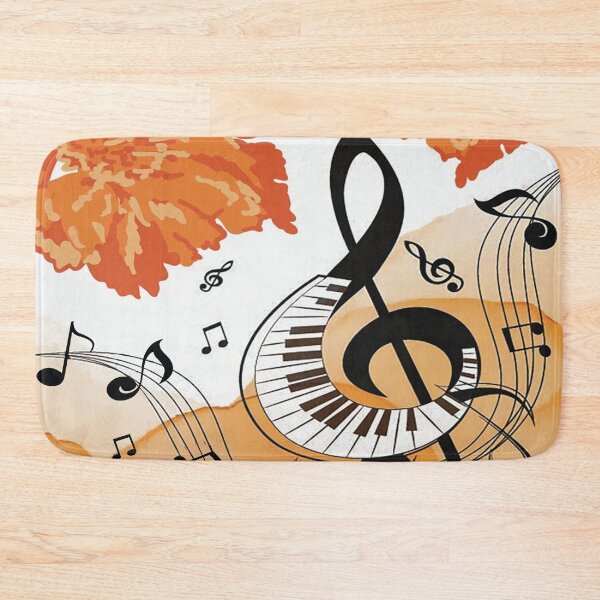 Item preview, Piano Passion Floral designed and sold by SweetPea49.