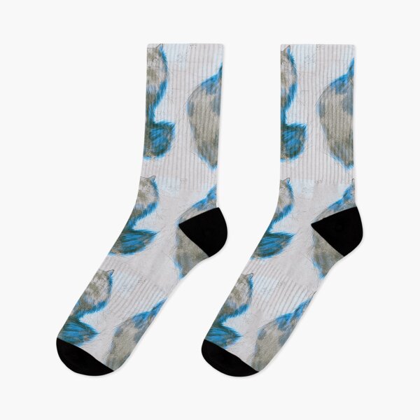Item preview, Black cat abstract Сolor print designed and sold by artdragongift 15.