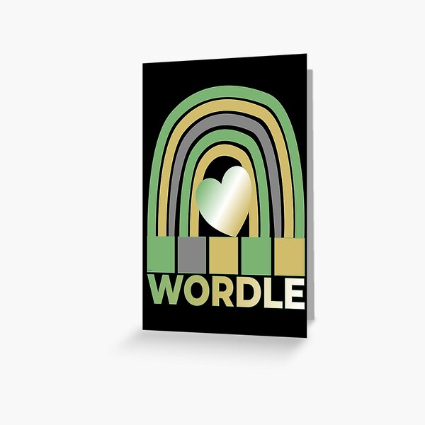 Vista previa del artículo con la obra «WORDLE RAINBOW, Boho Rainbow, Wordle Obsessed, Wordle Expert, Wordle Craze, Wordle Lover, Funny Wordle, Tammars Designs», diseñado y vendido por TammarsDesigns.