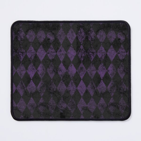 Item preview, Purple and Black Harlequin Diamonds Goth Clowncore Circuscore designed and sold by PirateAvocado.