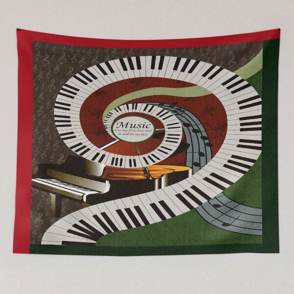 Item preview, Music was my first love piano designed and sold by SweetPea49.