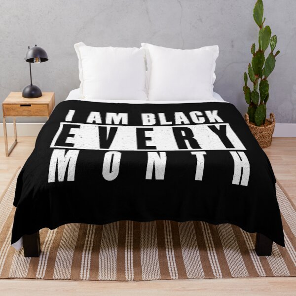 Item preview, i am black every month its black history for me celebrating black history month designed and sold by JayliIvan.