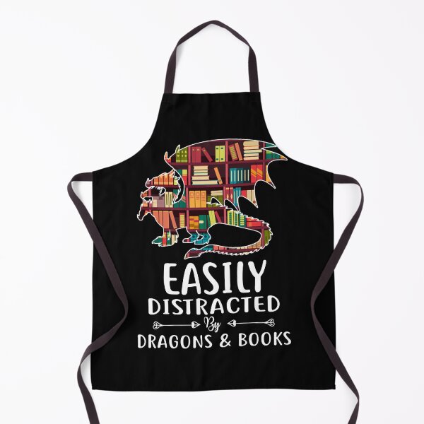 Item preview, Easily Distracted By Dragons & Books designed and sold by Anderson456.