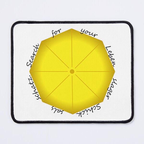 Item preview, Lebenslagerschicksalsschatz yellow umbrella designed and sold by CamilaDavison.