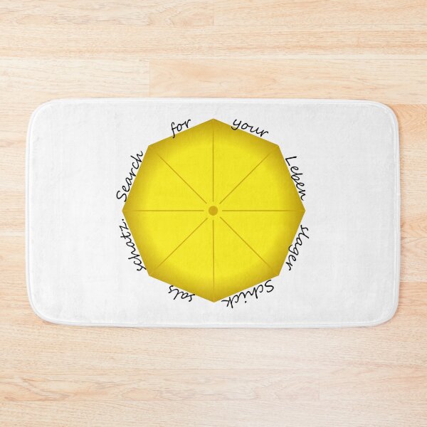 Item preview, Lebenslagerschicksalsschatz yellow umbrella designed and sold by CamilaDavison.
