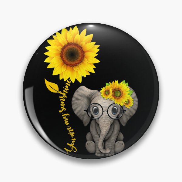 Item preview, Elephant sunflower you are my sunshine designed and sold by Anderson456.