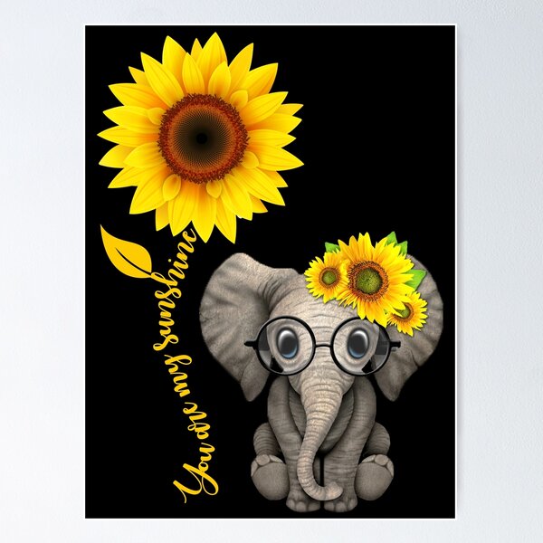 You are my sunshine elephant online blanket