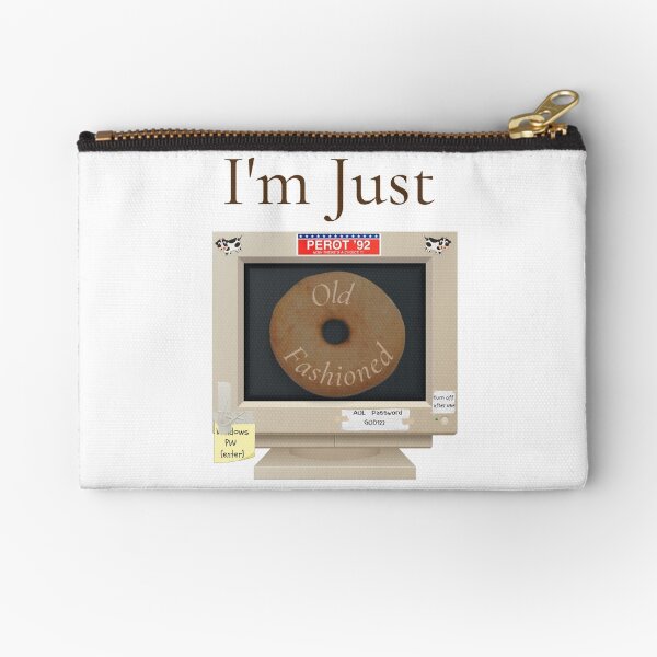 Item preview, I'm just old fashioned retro desktop computer monitor donut  designed and sold by Tex Murphy.