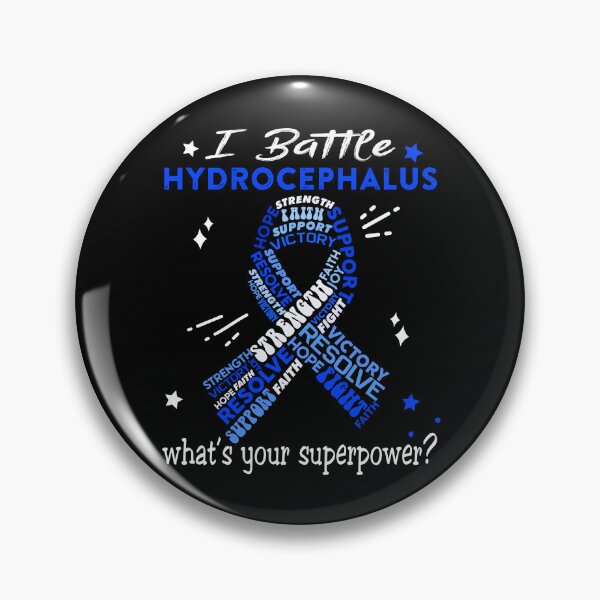 Item preview, Hydrocephalus Warrior, I Battle Hydrocephalus What's Your Superpower? designed and sold by Greggwillard.