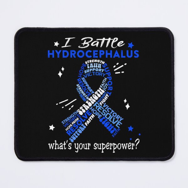 Item preview, Hydrocephalus Warrior, I Battle Hydrocephalus What's Your Superpower? designed and sold by Greggwillard.