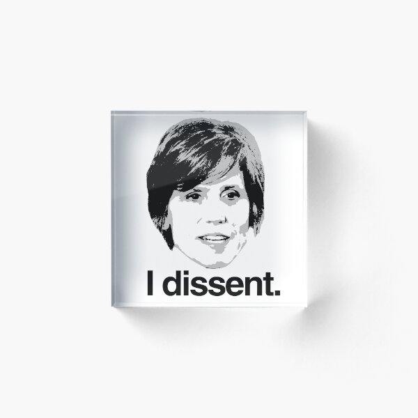 Sally Yates I dissent Acrylic Block