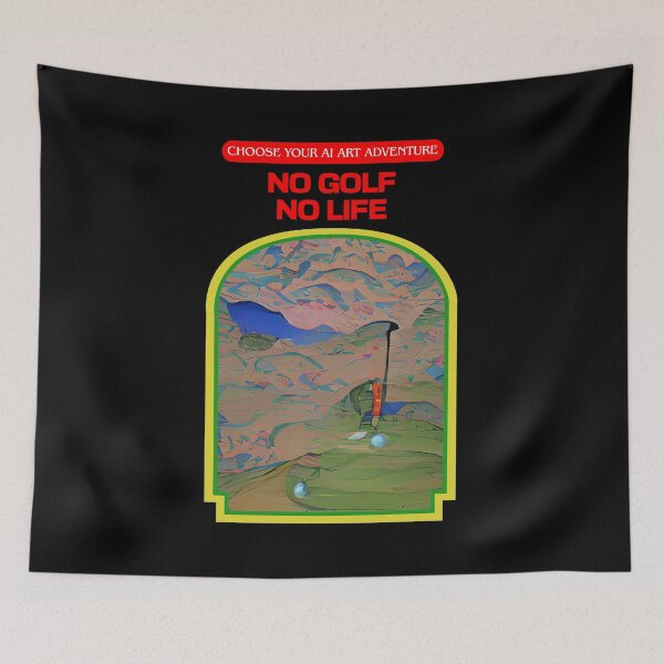 Item preview, No Golf No Life AI Generated Art designed and sold by patricklevar.