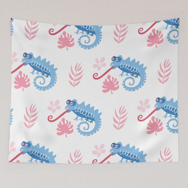 Item preview, Blue Lizard Floral  designed and sold by SweetTea4U.