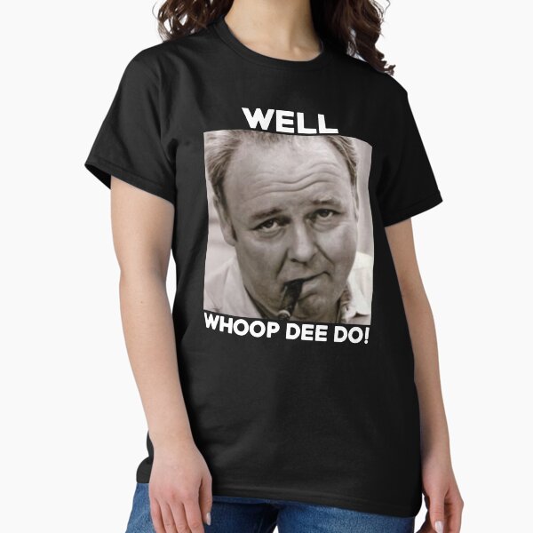 Vista previa del artículo con la obra «Archie Bunker Funny 70s Tv Quote Whoop Dee Do Fan Camiseta de regalo para hombres vintage», diseñado y vendido por mytowewifu553.