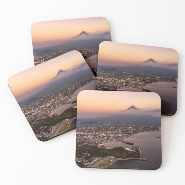 Item preview, Mayon Volcano sunset sunrise birds eye view  designed and sold by Pabalonshop.