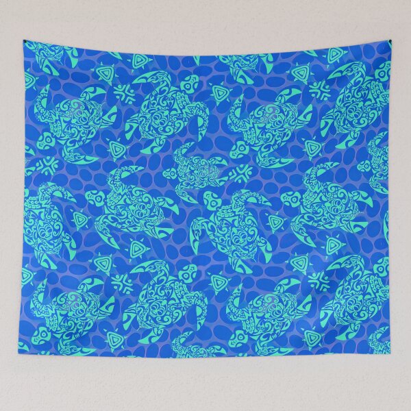 Item preview, Tribal Turtle Pattern designed and sold by SweetTea4U.
