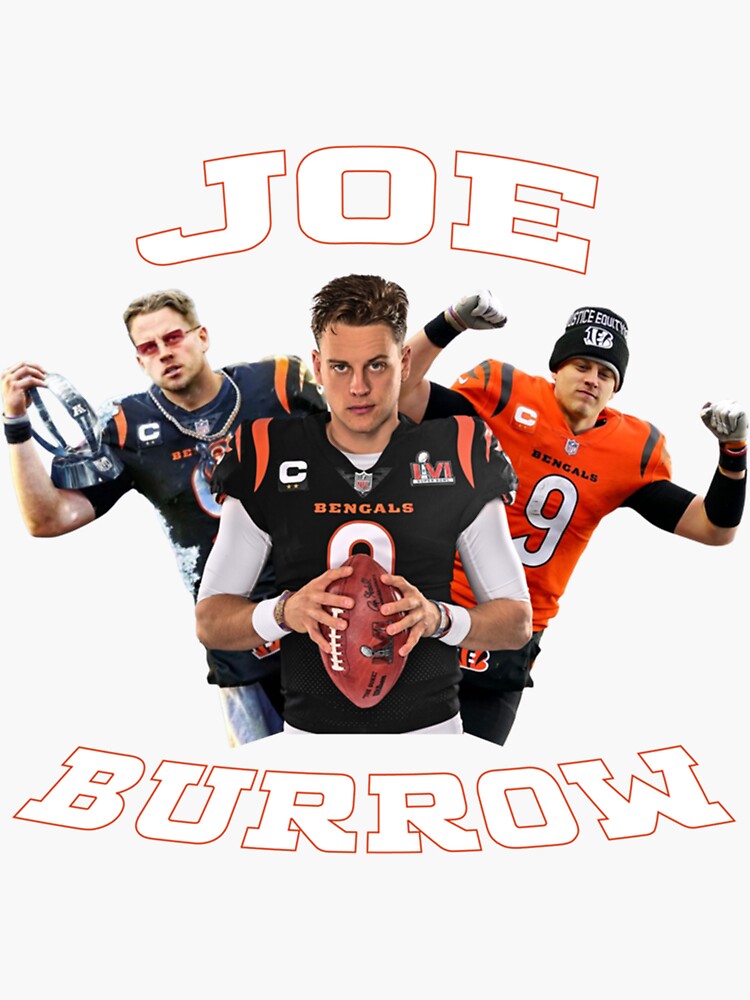 "joe burrow fan art" Sticker by zmcewanguthrie Redbubble