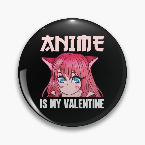 Item preview, I Only Care About Anime Valentines Day Kawaii Girl designed and sold by GravitiTees.