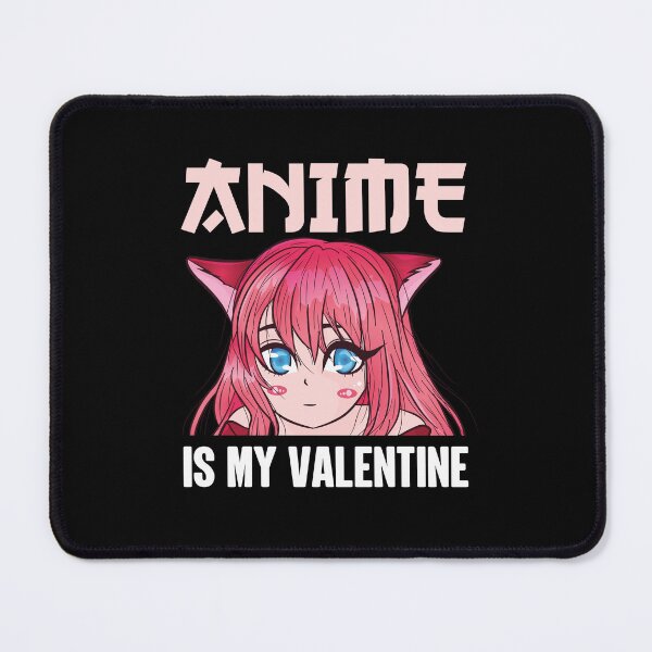 Item preview, I Only Care About Anime Valentines Day Kawaii Girl designed and sold by GravitiTees.