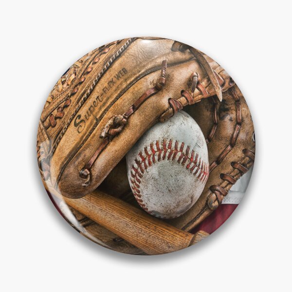 Item preview, baseball and flag wallpaper  designed and sold by chanchan79.