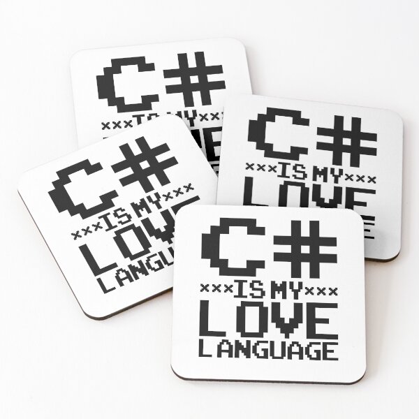 Item preview, C# Is My Love Language designed and sold by Malwears.