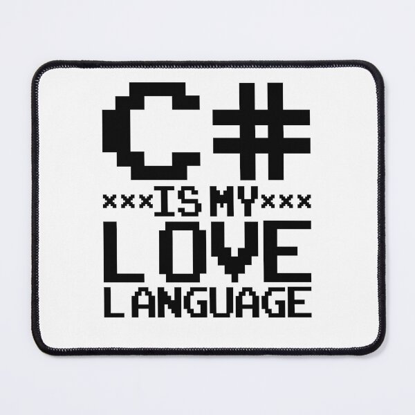 Item preview, C# Is My Love Language designed and sold by Malwears.