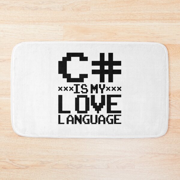 Item preview, C# Is My Love Language designed and sold by Malwears.