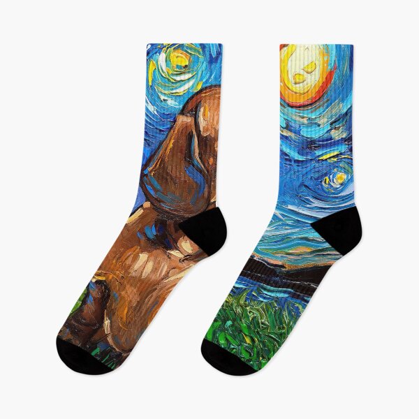 Item preview, Dachshund Starry Night designed and sold by chanchan79.