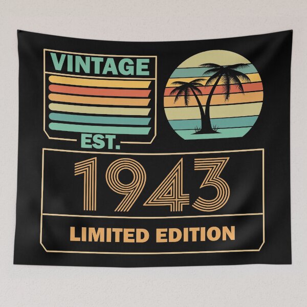 Item preview, Vintage Aged to perfection est 1943 designed and sold by Rami Khalifah.