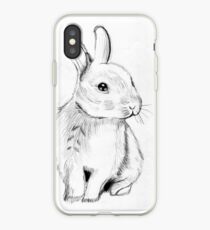 Bluebell the Fluffy White Bunny iPhone Case