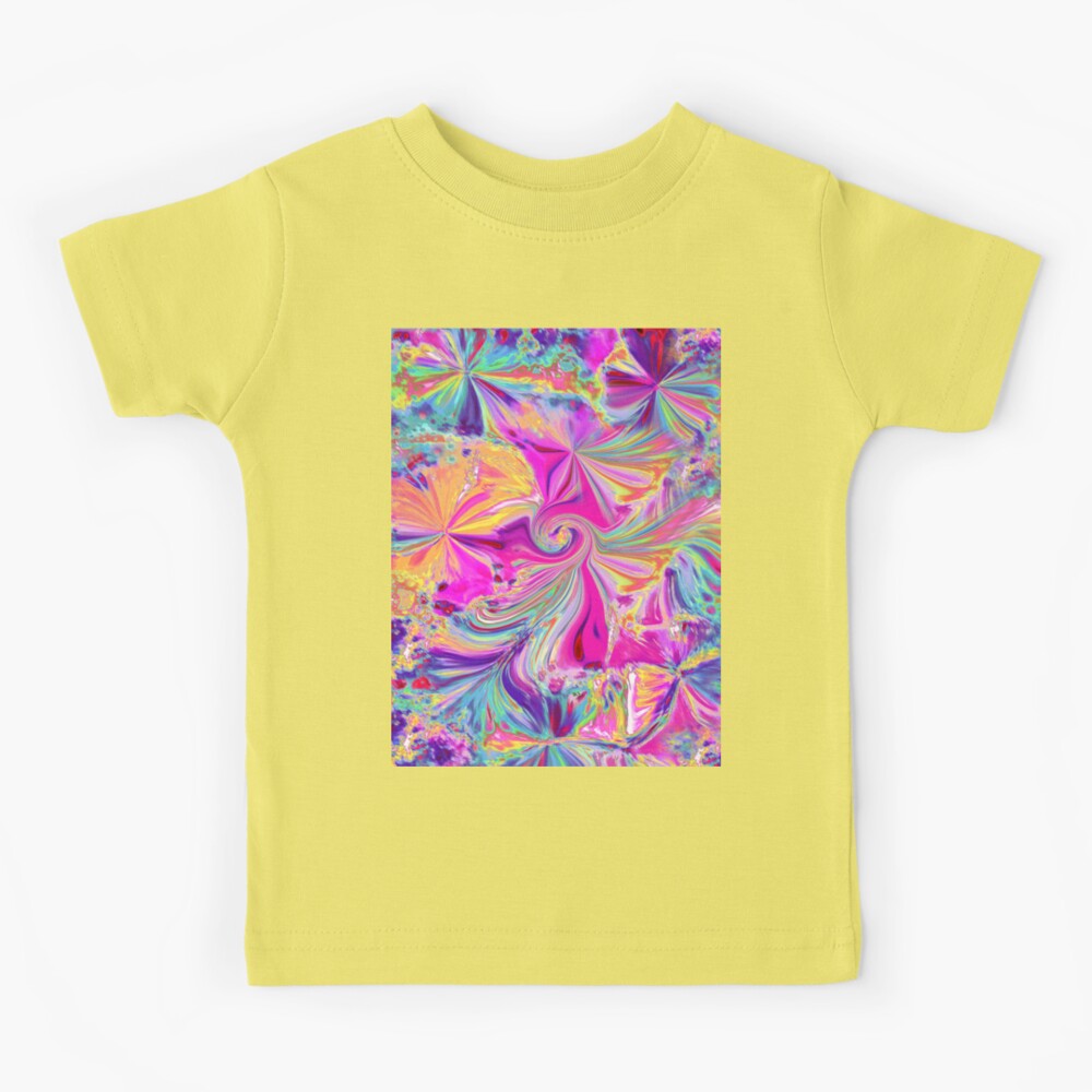 Psychedelic abstract background with pink flower Toddler T-Shirt by  Jumpingsack - Pixels