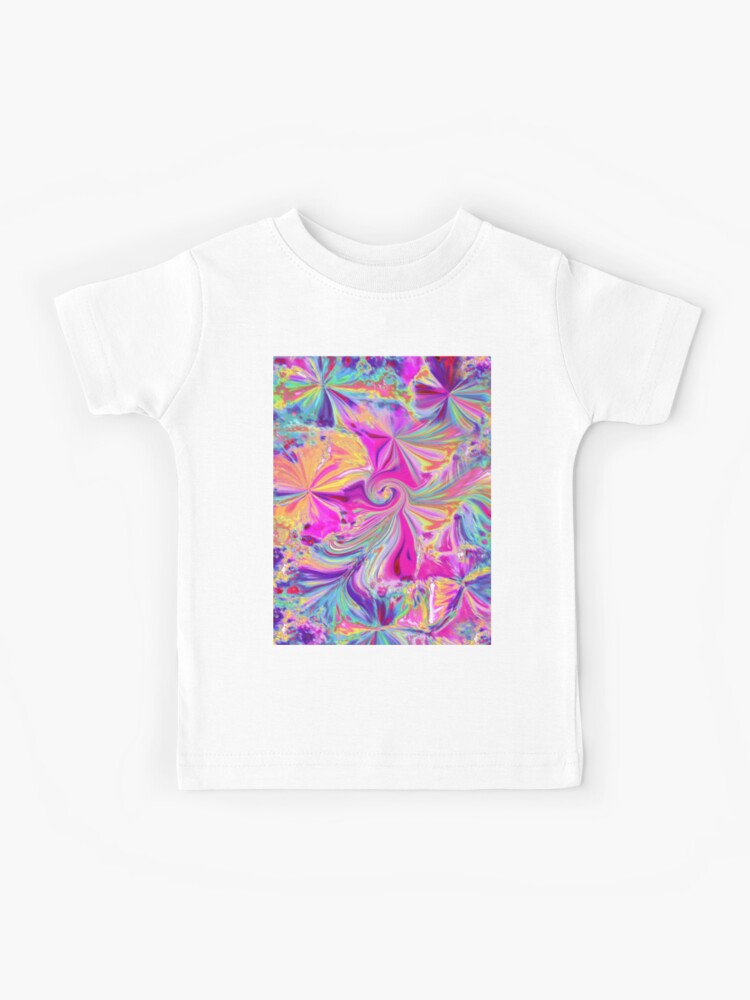 Psychedelic abstract background with pink flower Toddler T-Shirt by  Jumpingsack - Pixels
