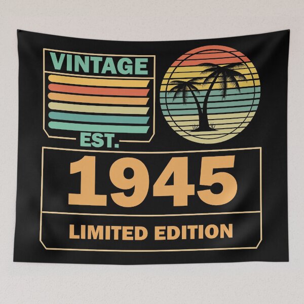 Item preview, Vintage Aged to perfection est 1945 designed and sold by Rami Khalifah.