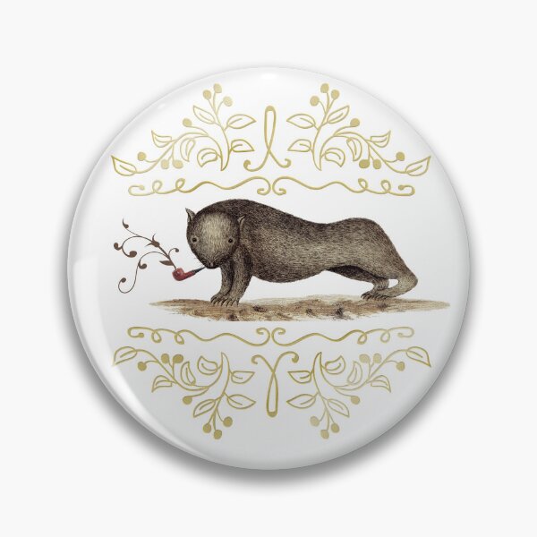 Item preview, Formal Smoking Wombat  designed and sold by oddlycobbled.