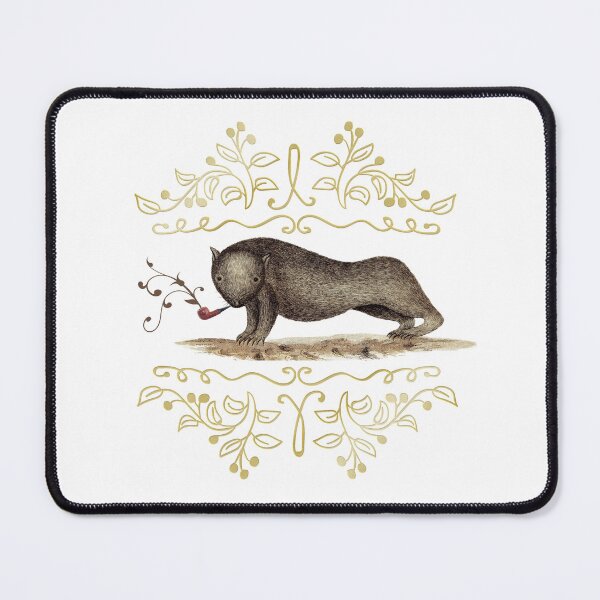 Item preview, Formal Smoking Wombat  designed and sold by oddlycobbled.