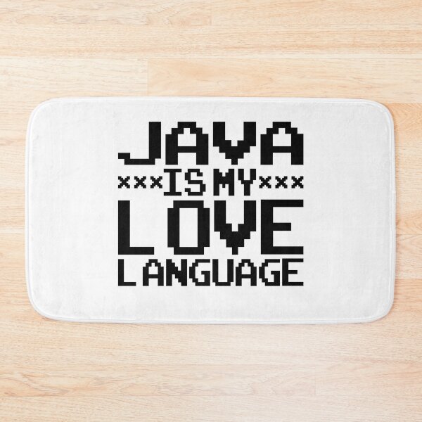 Item preview, Java Is My Love Language designed and sold by Malwears.