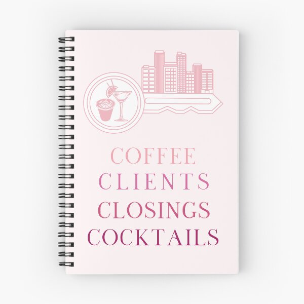 Item preview, Coffee Clients Closings Cocktails Real Estate Agent designed and sold by jrobdesignz.