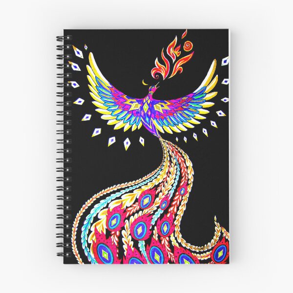 Artikelvorschau, Regenbogen-Phoenix-Glücksvogel entworfen und verkauft von Ashdei.