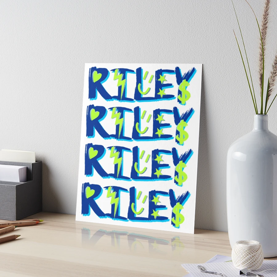 Riley (female) | Name Art Print