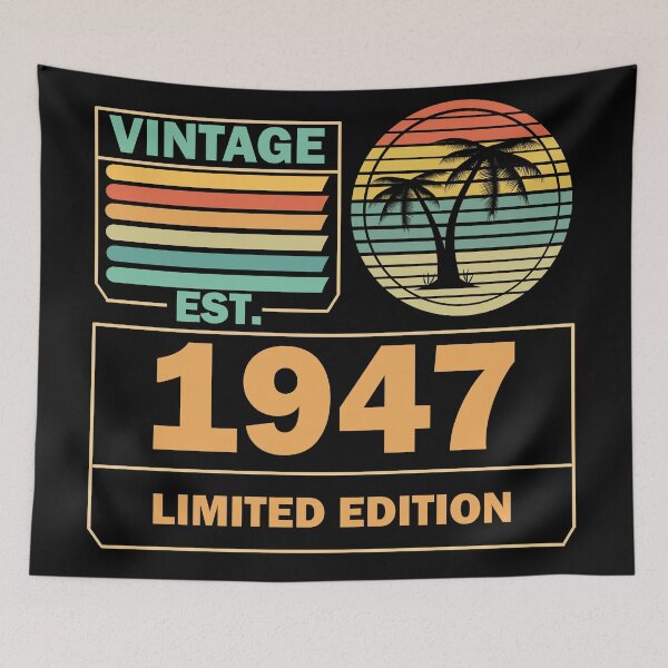 Item preview, Vintage Aged to perfection est 1947 designed and sold by Rami Khalifah.