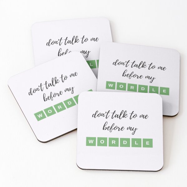 Item preview, Wordle Don't Talk Monday Mornings designed and sold by babyleafshop.