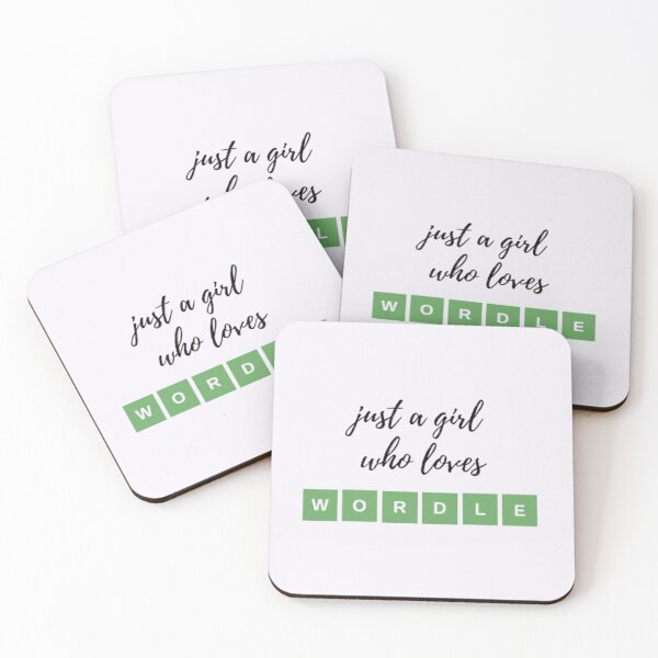 Item preview, Just A Wordle Girl Online Word Game designed and sold by babyleafshop.