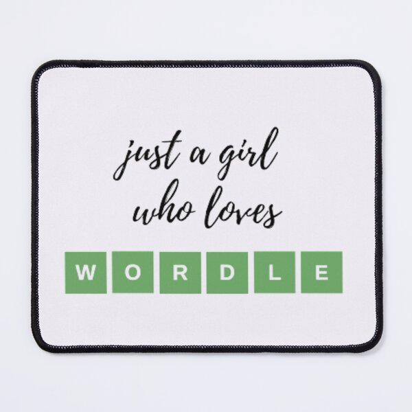 Item preview, Just A Wordle Girl Online Word Game designed and sold by babyleafshop.