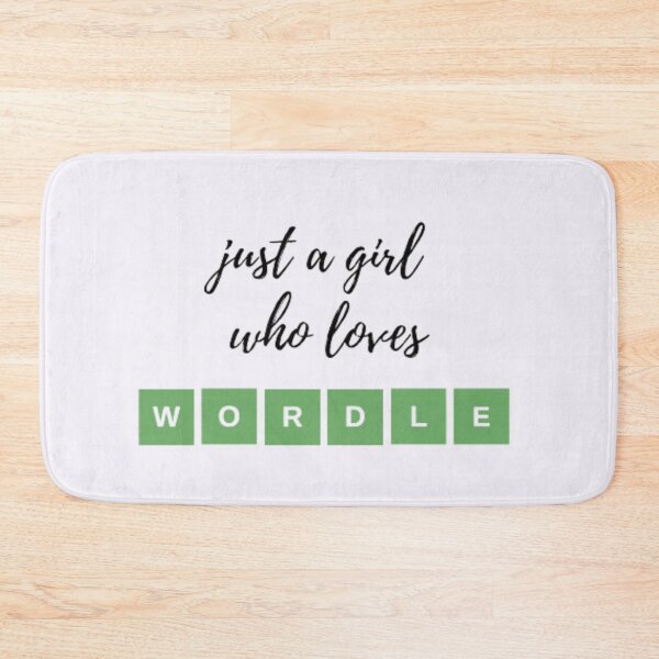Item preview, Just A Wordle Girl Online Word Game designed and sold by babyleafshop.