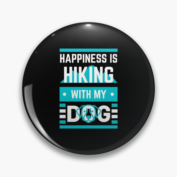 Artikelvorschau, Happiness is Hiking with my Dog Adorable Gift entworfen und verkauft von ANONYMOSHOP.