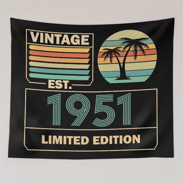 Item preview, Vintage Aged to perfection est 1951 designed and sold by Rami Khalifah.